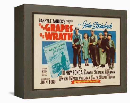 The Grapes of Wrath, 1940-null-Framed Premier Image Canvas