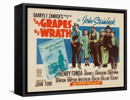 The Grapes of Wrath, 1940-null-Framed Premier Image Canvas