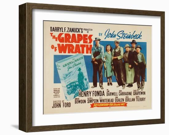 The Grapes of Wrath, 1940-null-Framed Giclee Print