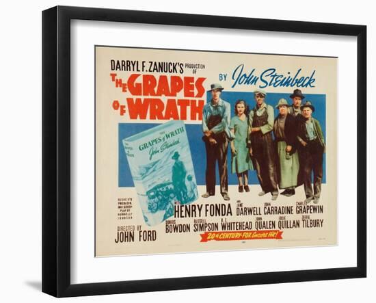 The Grapes of Wrath, 1940-null-Framed Giclee Print