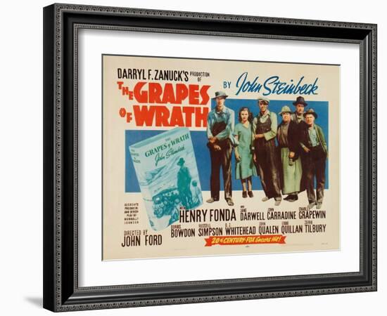 The Grapes of Wrath, 1940-null-Framed Giclee Print