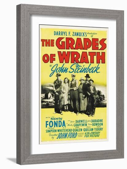 The Grapes of Wrath, Directed by John Ford, 1940-null-Framed Giclee Print