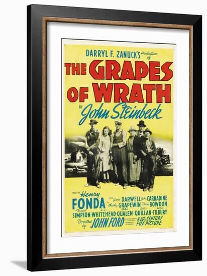 The Grapes of Wrath, Directed by John Ford, 1940-null-Framed Giclee Print