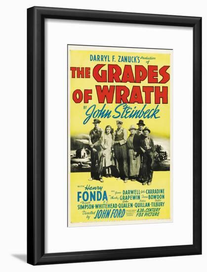 The Grapes of Wrath, Directed by John Ford, 1940-null-Framed Giclee Print