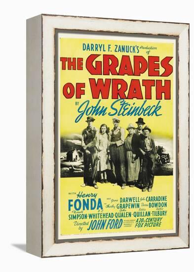 The Grapes of Wrath, Directed by John Ford, 1940-null-Framed Premier Image Canvas