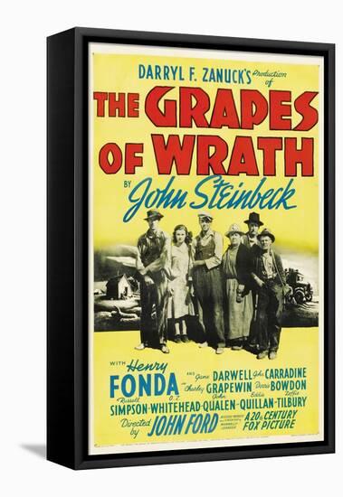 The Grapes of Wrath, Directed by John Ford, 1940-null-Framed Premier Image Canvas