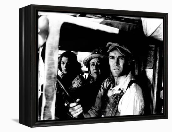 The Grapes of Wrath, Dorris Bowdon, Jane Darwell, Henry Fonda, 1940-null-Framed Stretched Canvas