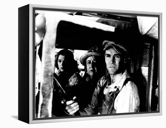 The Grapes of Wrath, Dorris Bowdon, Jane Darwell, Henry Fonda, 1940-null-Framed Stretched Canvas