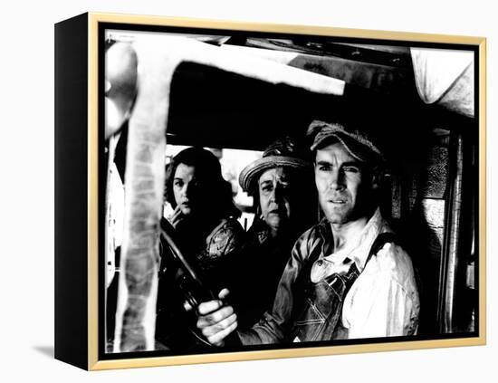 The Grapes of Wrath, Dorris Bowdon, Jane Darwell, Henry Fonda, 1940-null-Framed Stretched Canvas