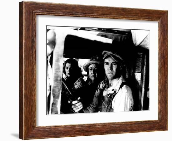 The Grapes of Wrath, Dorris Bowdon, Jane Darwell, Henry Fonda, 1940-null-Framed Photo