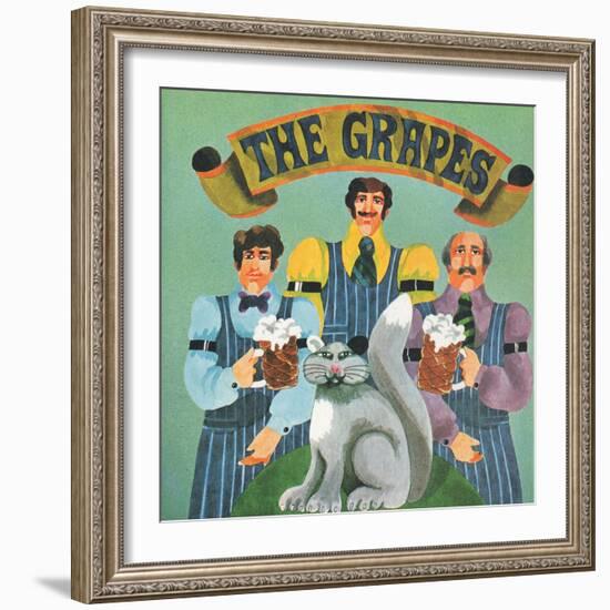 The Grapes Pub, 1970-Malcolm English-Framed Giclee Print