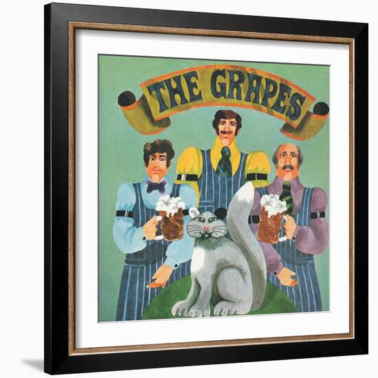 The Grapes Pub, 1970-Malcolm English-Framed Giclee Print