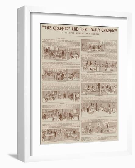 The Graphic and the Daily Graphic-null-Framed Premium Giclee Print