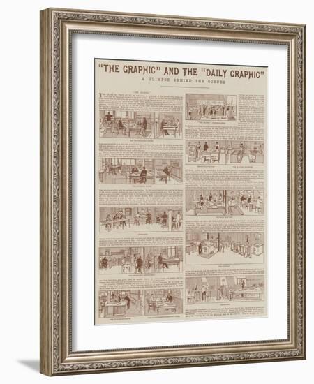 The Graphic and the Daily Graphic-null-Framed Giclee Print