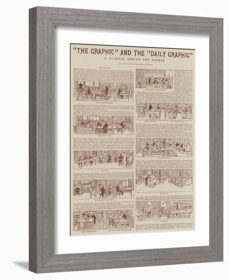 The Graphic and the Daily Graphic-null-Framed Giclee Print