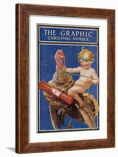 The Graphic Christmas Number 1924 Front Cover-Lilian Rowles-Framed Art Print