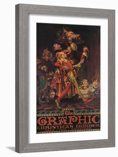 The Graphic Christmas Number Front Cover 1932-Van Jones-Framed Art Print