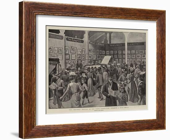 The Graphic Exhibit at the Paris Exhibition, Awarded a Gold Medal-Paul Destez-Framed Giclee Print