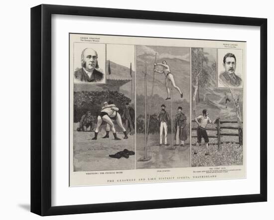 The Grasmere and Lake District Sports, Westmorland-null-Framed Giclee Print