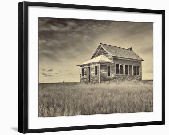 The Grassland's School House-Wink Gaines-Framed Giclee Print