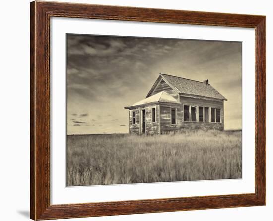 The Grassland's School House-Wink Gaines-Framed Giclee Print