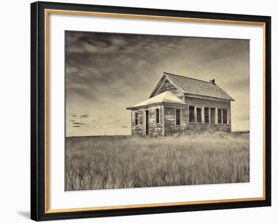 The Grassland's School House-Wink Gaines-Framed Giclee Print