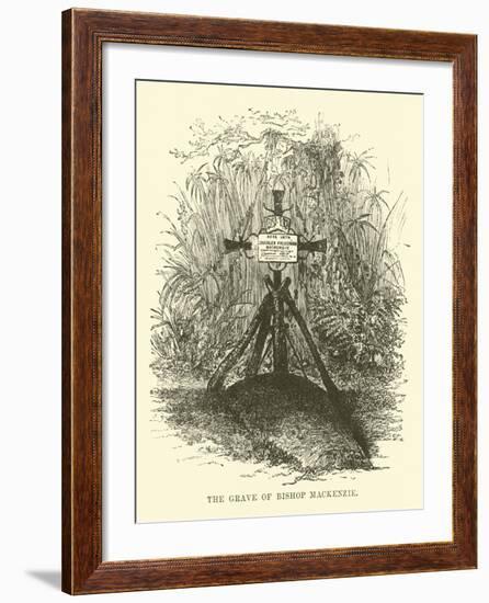 The Grave of Bishop Mackenzie-null-Framed Giclee Print