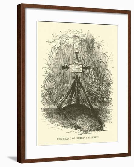 The Grave of Bishop Mackenzie-null-Framed Giclee Print