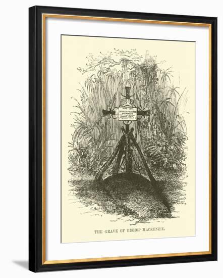 The Grave of Bishop Mackenzie-null-Framed Giclee Print