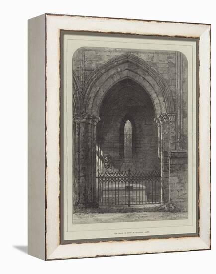 The Grave of Scott in Dryburgh Abbey-Samuel Read-Framed Premier Image Canvas