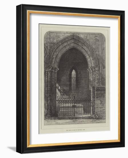 The Grave of Scott in Dryburgh Abbey-Samuel Read-Framed Giclee Print