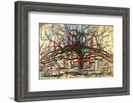 the Gray Tree 1912-Piet Mondrian-Framed Art Print