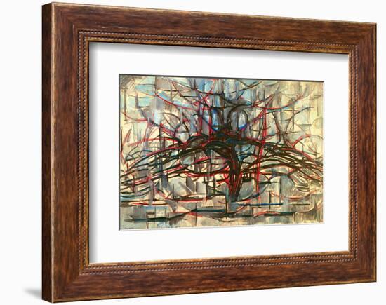 the Gray Tree 1912-Piet Mondrian-Framed Art Print