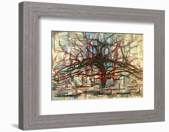 the Gray Tree 1912-Piet Mondrian-Framed Art Print