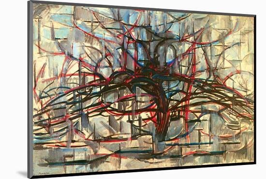 the Gray Tree 1912-Piet Mondrian-Mounted Art Print