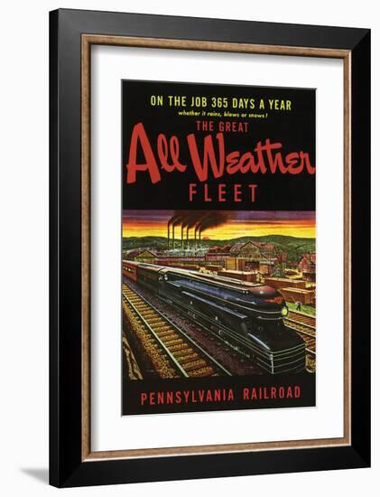 The Great All-Weather Fleet-null-Framed Art Print