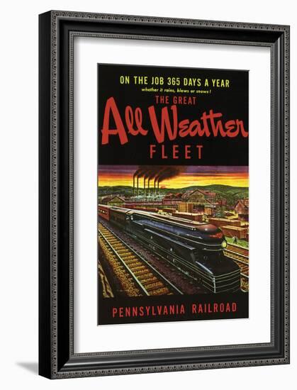 The Great All-Weather Fleet-null-Framed Art Print