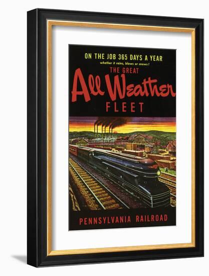 The Great All-Weather Fleet-null-Framed Art Print