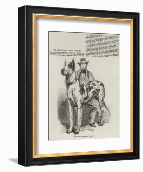 The Great American Dog Prince-Harrison William Weir-Framed Giclee Print