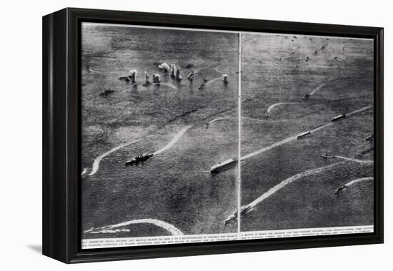 The Great American Naval Victory Off Midway Island, 6th-8th June 1942-null-Framed Premier Image Canvas