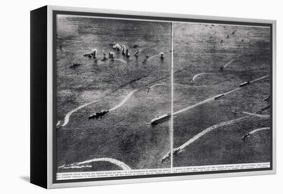 The Great American Naval Victory Off Midway Island, 6th-8th June 1942-null-Framed Premier Image Canvas