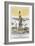 The Great Bartholdi Statue-Currier & Ives-Framed Giclee Print