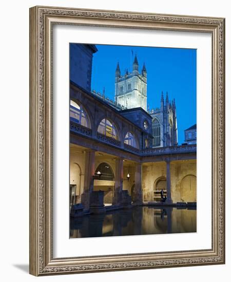 The Great Bath, Roman Baths, Bath, UNESCO World Heritage Site, Avon, England, UK, Europe-Rob Cousins-Framed Photographic Print