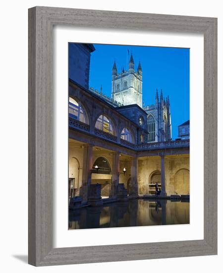 The Great Bath, Roman Baths, Bath, UNESCO World Heritage Site, Avon, England, UK, Europe-Rob Cousins-Framed Photographic Print