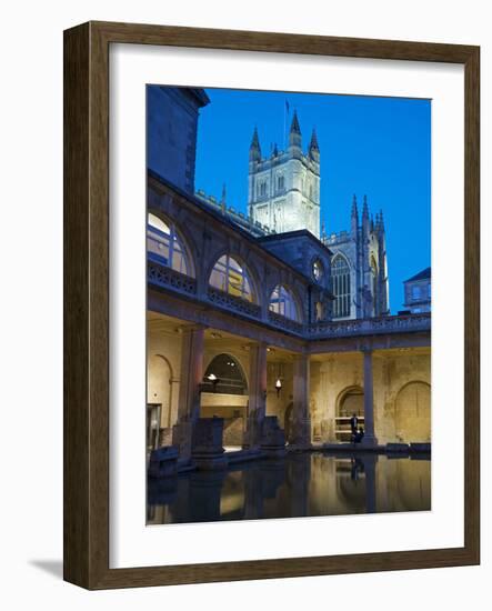 The Great Bath, Roman Baths, Bath, UNESCO World Heritage Site, Avon, England, UK, Europe-Rob Cousins-Framed Photographic Print