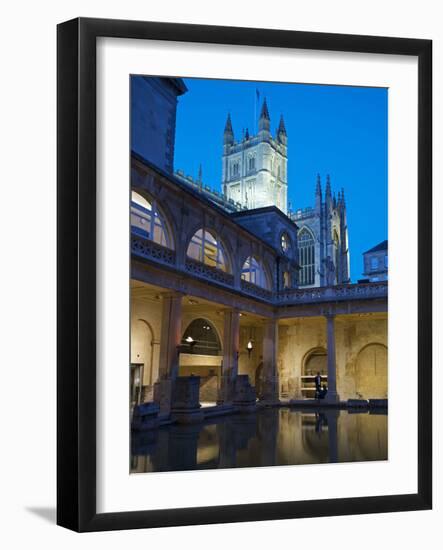 The Great Bath, Roman Baths, Bath, UNESCO World Heritage Site, Avon, England, UK, Europe-Rob Cousins-Framed Photographic Print