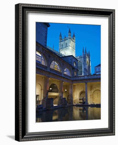 The Great Bath, Roman Baths, Bath, UNESCO World Heritage Site, Avon, England, UK, Europe-Rob Cousins-Framed Photographic Print