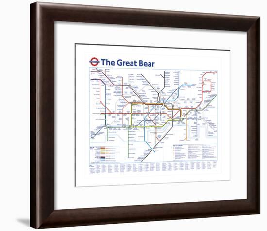 The Great Bear-Simon Patterson-Framed Giclee Print