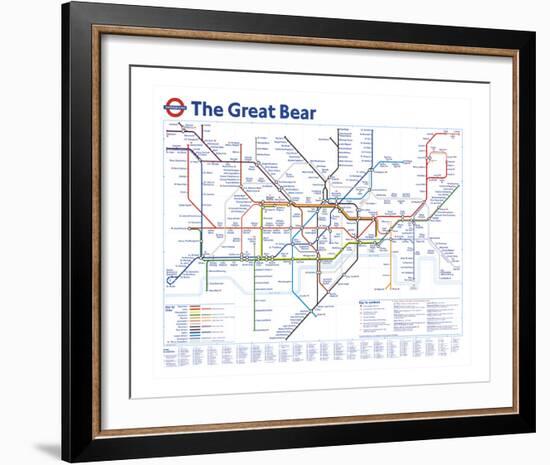 The Great Bear-Simon Patterson-Framed Giclee Print