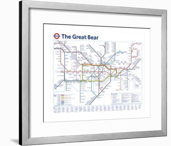 The Great Bear-Simon Patterson-Framed Giclee Print